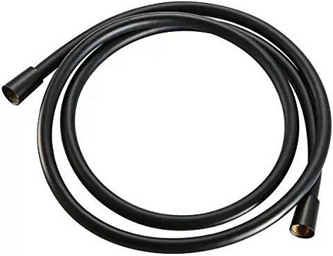 5.21023-31 INFINITY Шланг PVC 1000мм, антитвист, гайки латунь, черн.мат (265524)