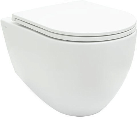 4.32006.20 REALITY Унитаз подвесной, rimless, без сиденья, 530x365мм, белый (280193)