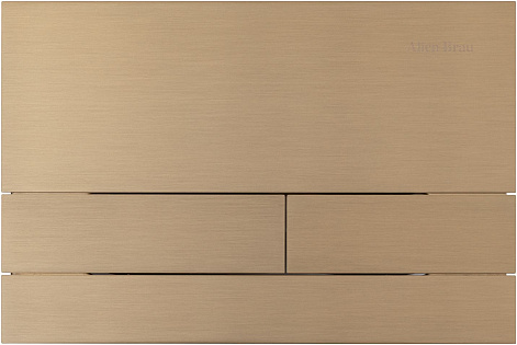 9.20008.GB INFINITY Slim Кнопка смыва пневмо, сталь, браш золото PVD (345332)