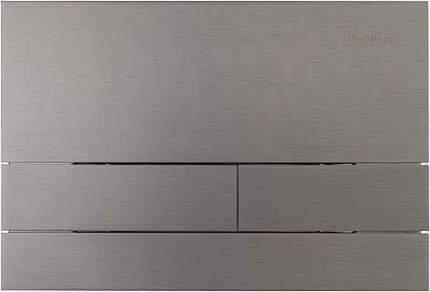9.20008.GR INFINITY Slim Кнопка смыва пневмо, сталь, графит PVD (345338)